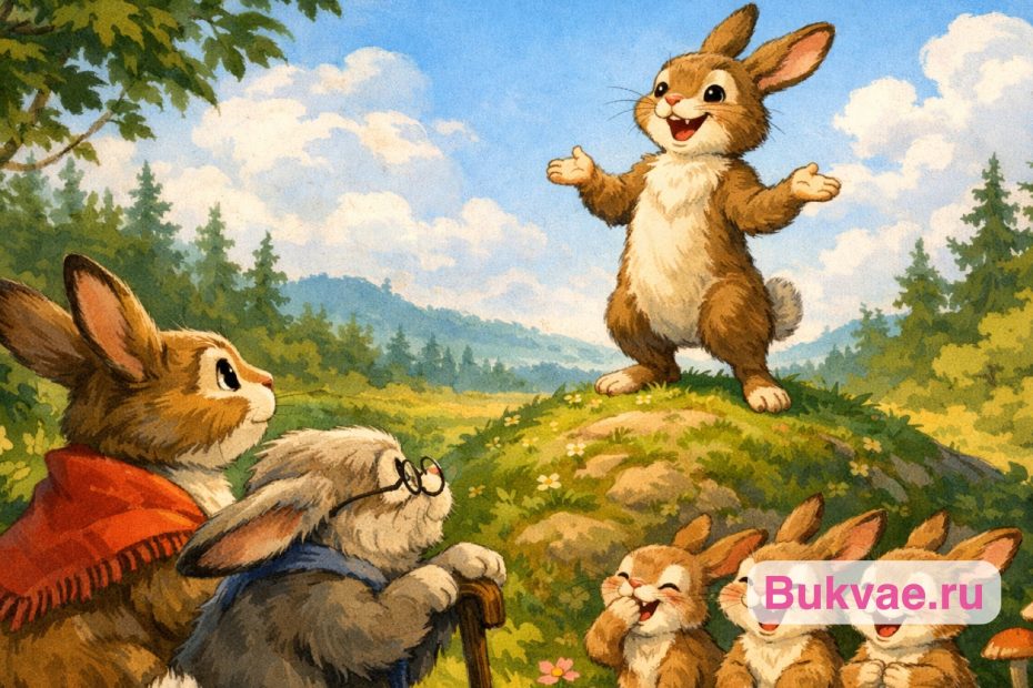 сказка про храброго зайца