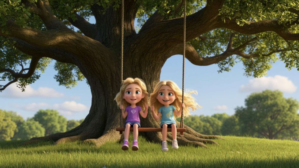 История про девочек. Тайна качелей